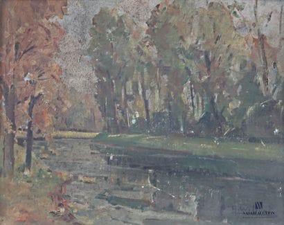 WILLIOT Albert Jean (1902-?) 
Arbres en bord...