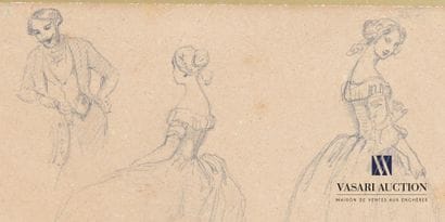 École française du XIXe siècle
Etude de femmes...