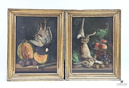HUBER Léon Charles (1858-1928)
Nature morte...
