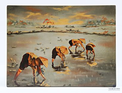 THAN LEY (Ecole de Hanoï, Vietnam / Indochine,...