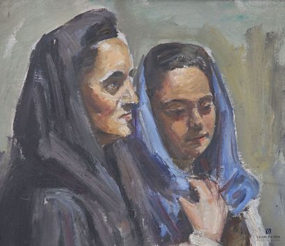 WOULFART Marius (1905-1991)
Mère et fille...