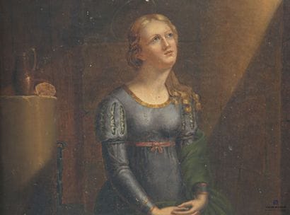BAFCOP Alexis (1805-1895)
Sainte priant dans...