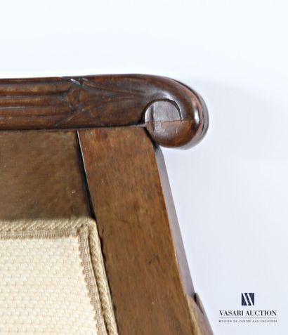 Paire de bergères en bois naturel et bois...