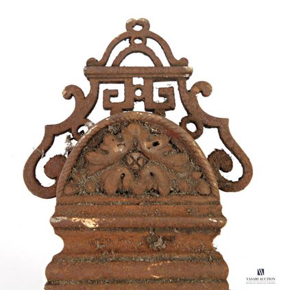Heurtoir de porte en fonte, la plaque de...