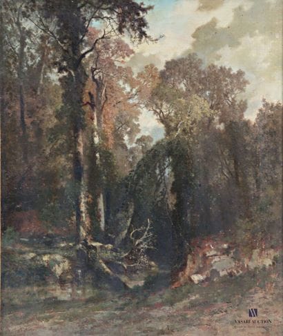 LABBÉ Emile-Charles (1820-1885)
Sous bois...