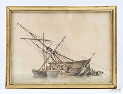 Antoine I ROUX (1765-1835) attribué à
Bateau...