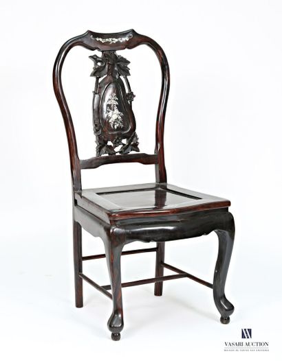INDOCHINE
Suite de dix chaises en palissandre...