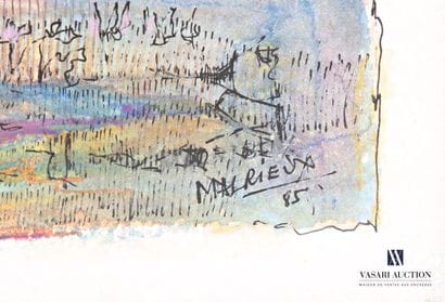 MALRIEUX Pierre (1920-2022) 
Le port
Aquarelle...