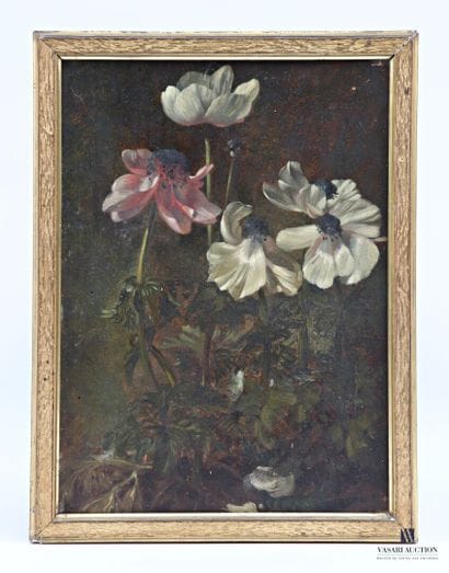 LABBÉ Emile-Charles (1820-1885)
Bouquet d'anémones
Huile...