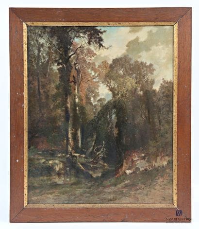 LABBÉ Emile-Charles (1820-1885)
Sous bois...