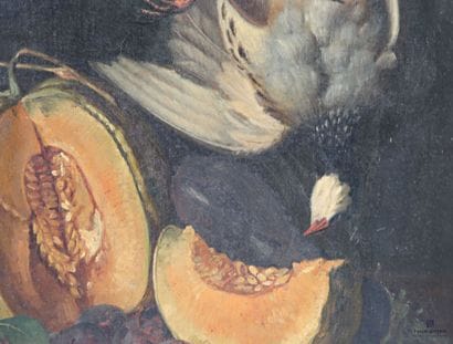 HUBER Léon Charles (1858-1928)
Nature morte...