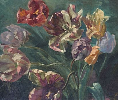 LABBÉ Emile-Charles (1820-1885)
Les tulipes
Huile...