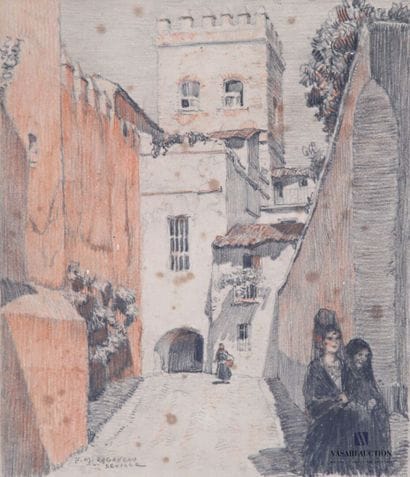 ROGANEAU François Maurice (1883-1973)
Ruelle...