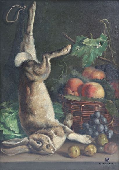 HUBER Léon Charles (1858-1928)
Nature morte...
