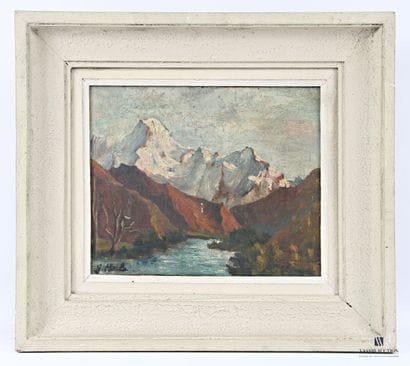 MERLO Giordano (1919-1996)
Rivière dans la...
