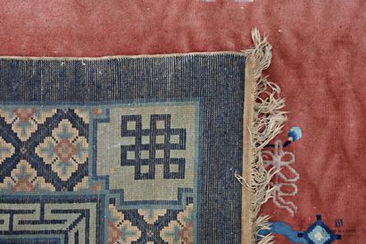 Tapis Chinois (chaine et trame en coton,...