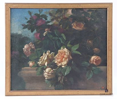 LABBÉ Emile-Charles (1820-1885)
Rosier près...