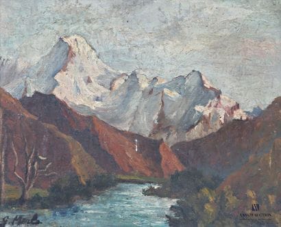 MERLO Giordano (1919-1996)
Rivière dans la...