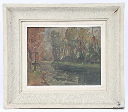 WILLIOT Albert Jean (1902-?) 
Arbres en bord...