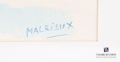 MALRIEUX Pierre (né en 1920)
Bord de mer
Aquarelle
Signée...