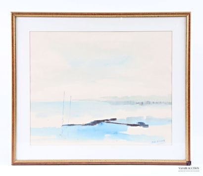 MALRIEUX Pierre (né en 1920)
Bord de mer
Aquarelle
Signée...