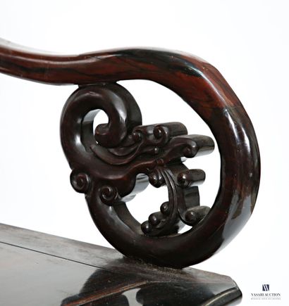 INDOCHINE
Paire de fauteuils en palissandre...