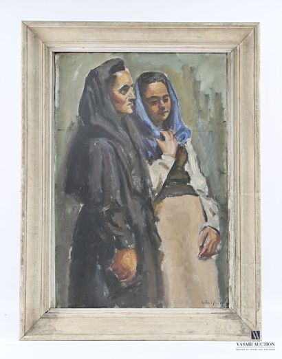 WOULFART Marius (1905-1991)
Mère et fille...