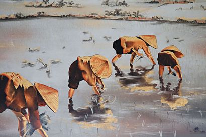 THAN LEY (Ecole de Hanoï, Vietnam / Indochine,...