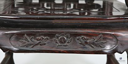 INDOCHINE
Paire de fauteuils en palissandre...