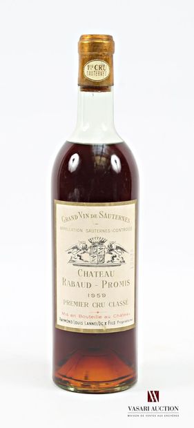 1 bottle Château RABAUD PROMIS Sauternes...