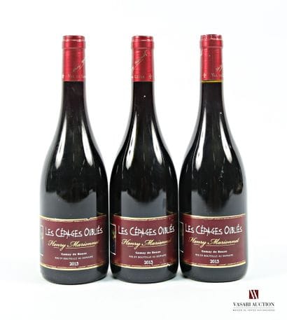 3 bottles Gamay de Bouze, *Les cépages oubliés*...