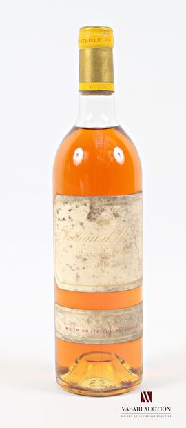 1 bottle Château D'YQUEM 1er Cru Sup Sauternes...