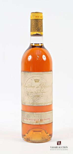 1 bottle Château D'YQUEM 1er Cru Sup Sauternes...