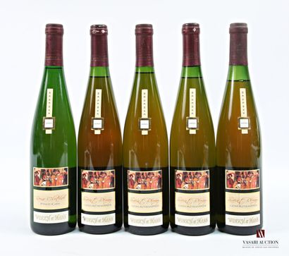 5 Blles	ALSACE Pinot gris mise Wunsch et...