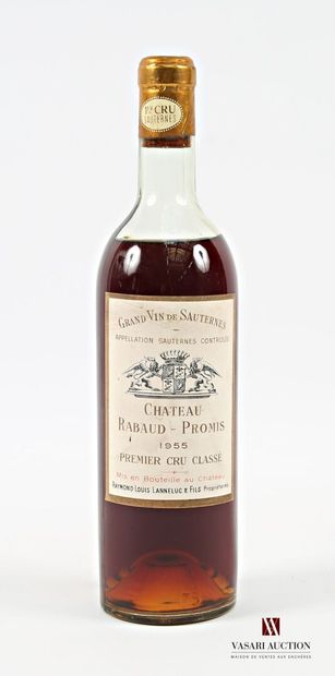 1 bottle Château RABAUD PROMIS Sauternes...