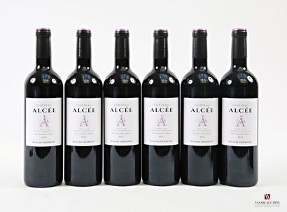 6 bottles Château ALCÉE Castillon-Côtes de...