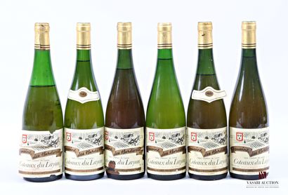 6 Blles COTEAUX DU LAYON Domaine des Hardières...