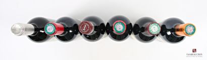 Lot de 6 bouteilles comprenant : 		
1 bouteille	Château...