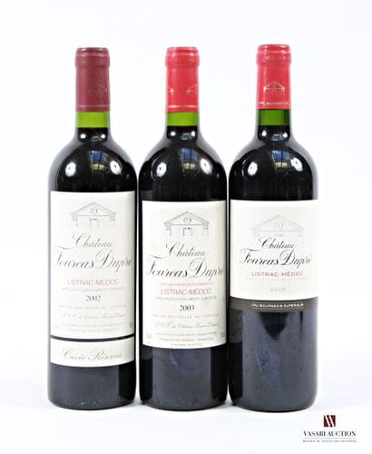 3 bottles Château FOURCAS DUPRÉ Listrac-Médoc...
