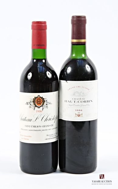Lot de 2 bouteilles comprenant :		
1 bouteille	Château...