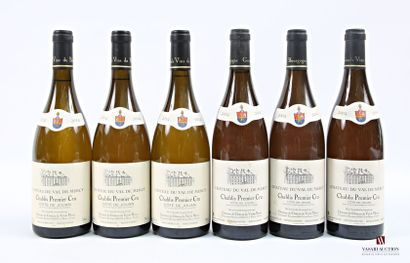 6 bottles CHABLIS 1er Cru Côte de Jouan,...