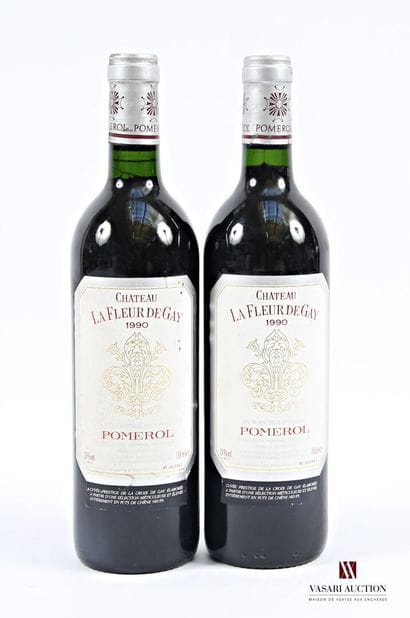 2 bottles Château LA FLEUR DE GAY Pomerol...