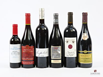 Lot de 6 bouteilles comprenant :		
1 bouteille	PEYROUZELLES...