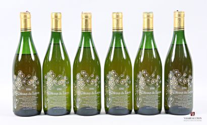 6 bottles CÔTEAUX DU LAYON, distributed by...
