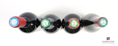 Lot de 4 bouteilles comprenant : 		
1 bouteille	Château...