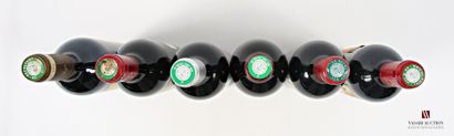 Lot de 6 bouteilles comprenant :		
1 bouteille	Château...