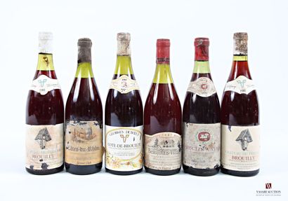 Lot de 6 blles comprenant :		
1 bouteille	MOULIN...