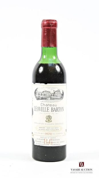 1 half-bottle Château LÉOVILLE BARTON St....