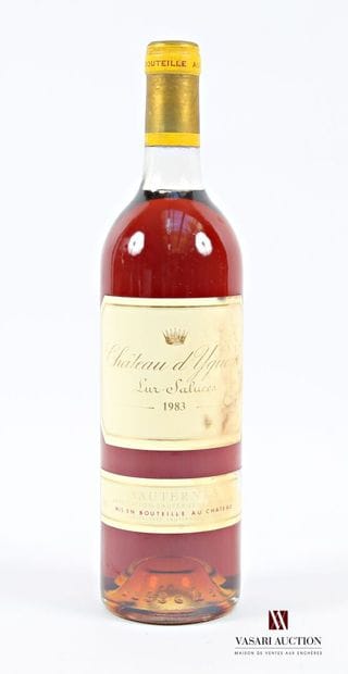 1 bottle Château D'YQUEM 1er Cru Sup Sauternes...