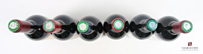 Lot de 6 bouteilles comprenant : 		
1 bouteille	Château...